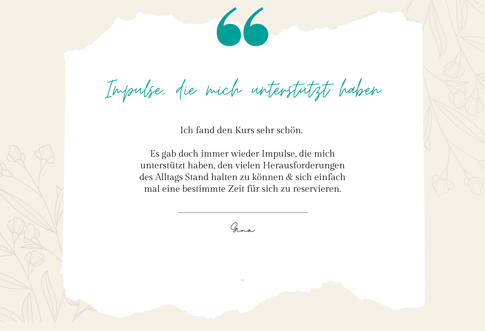 Feedbackkacheln Website